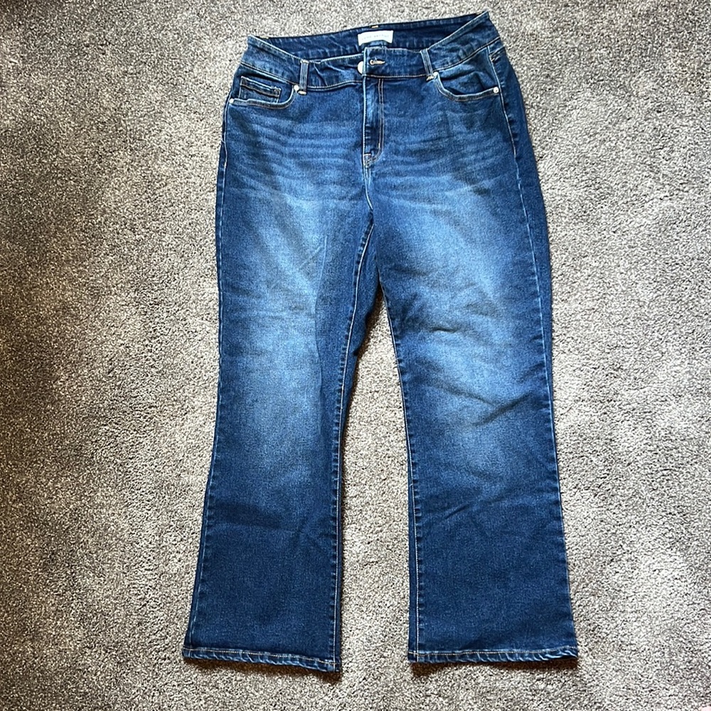 Lane Bryant Women's Dark Blue Boot Cut Jeans